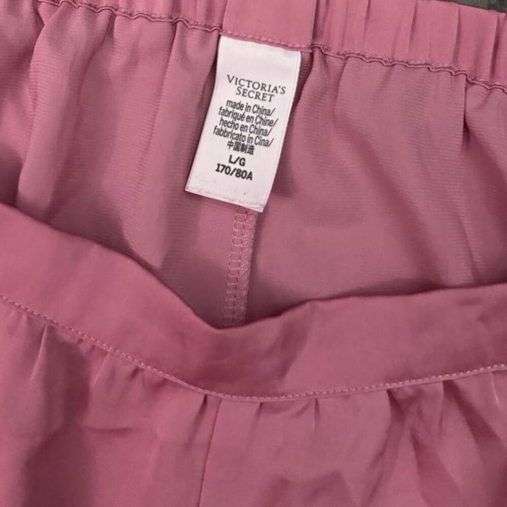 Victoria’s Secret Dream Angels satin pink lace pajama lounge shorts - Picture 4 of 7